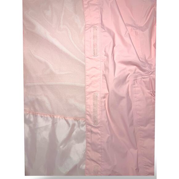 The North Face Pink Hooded Rain Jacket Windbreaker Sz S - Picture 4 of 8